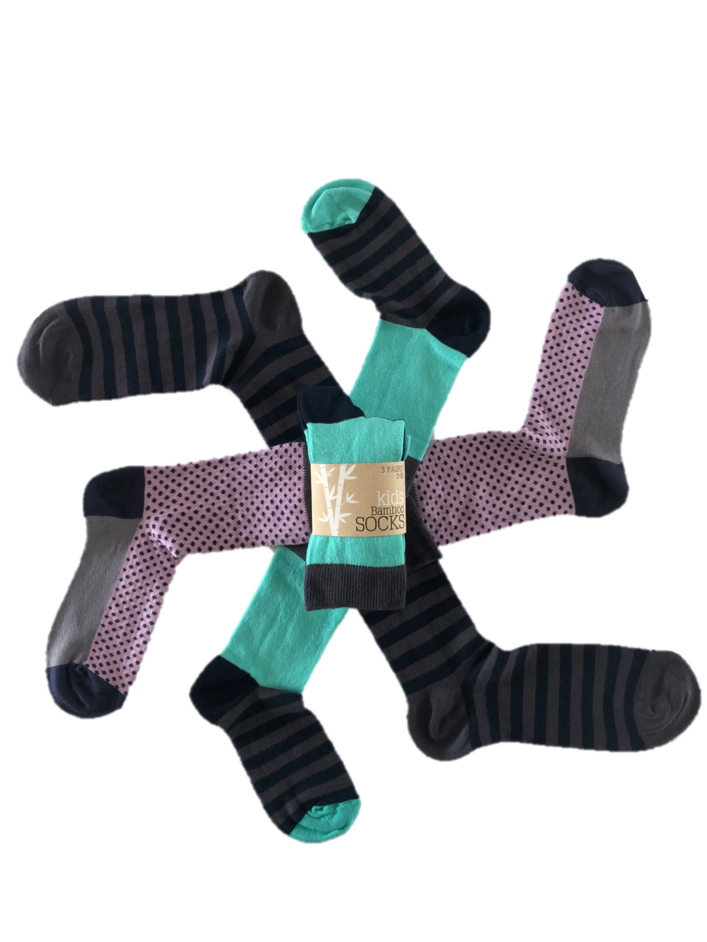 Supersoft bamboo socks tri pack