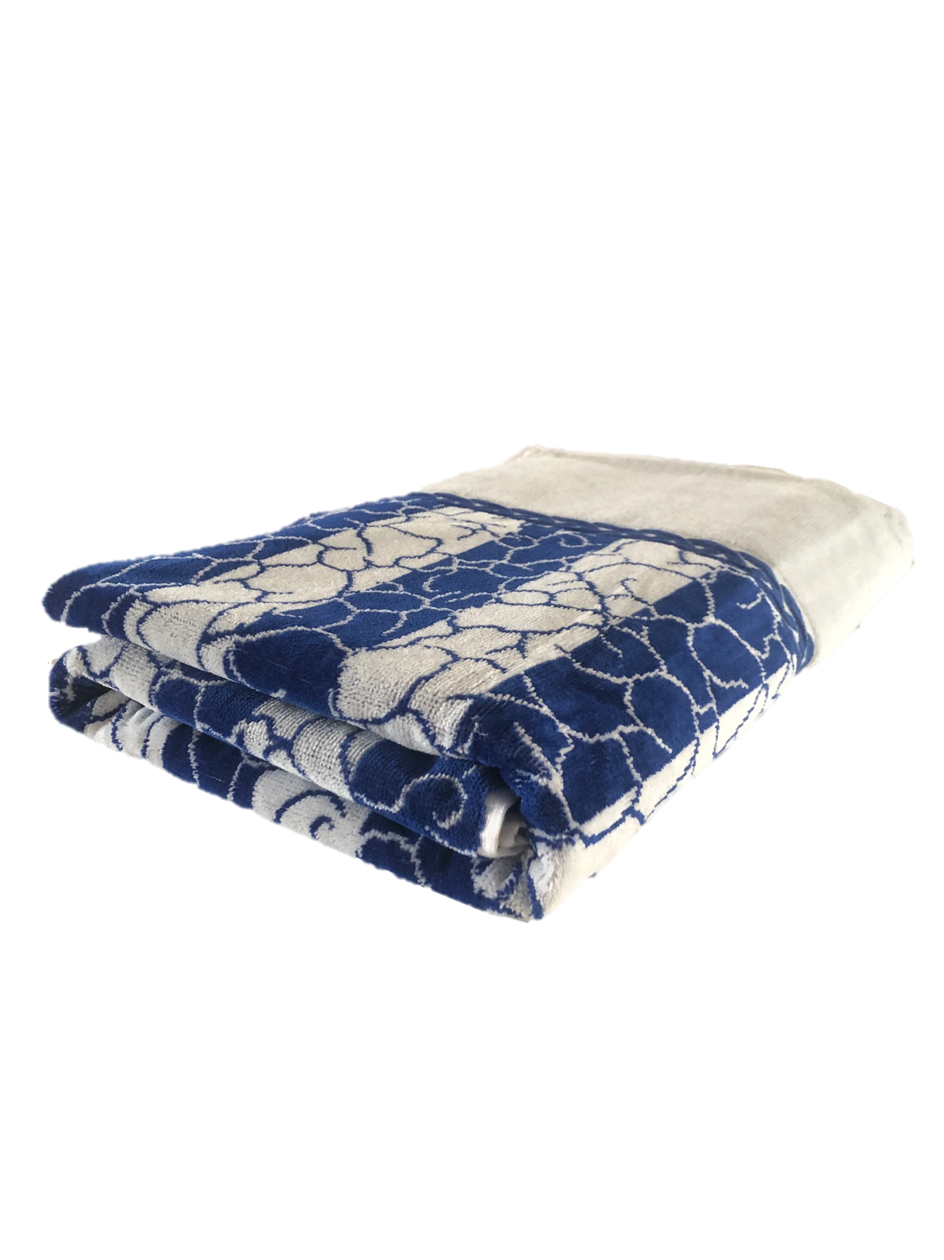 100% cotton bath towel sheet blue