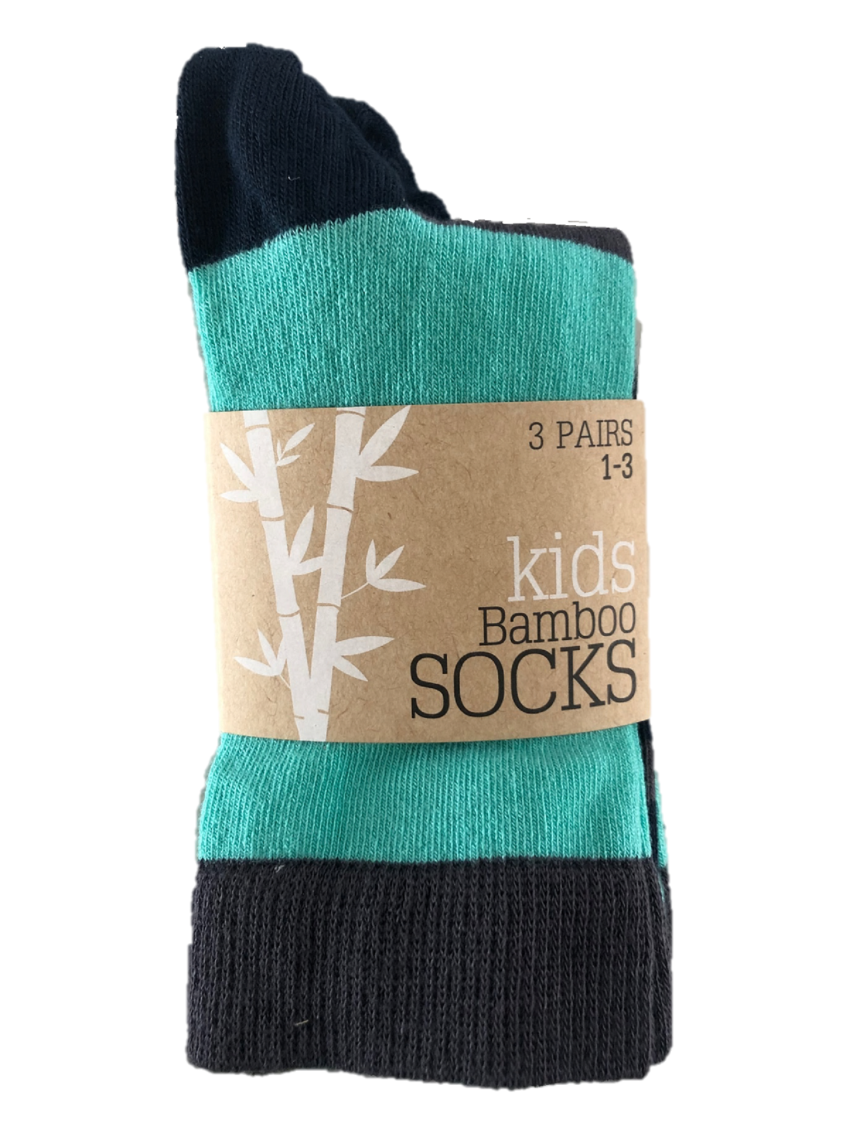Kids supersoft bamboo socks tri pack