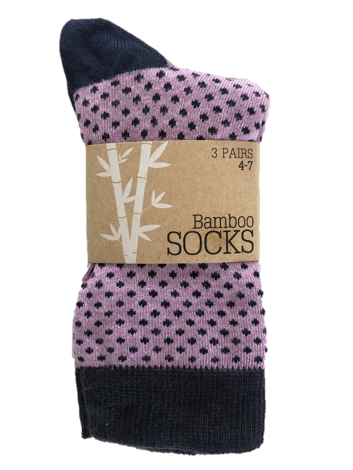 Ladies supersoft bamboo socks tri pack