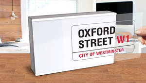 Light Box Oxford Street London Street Sign