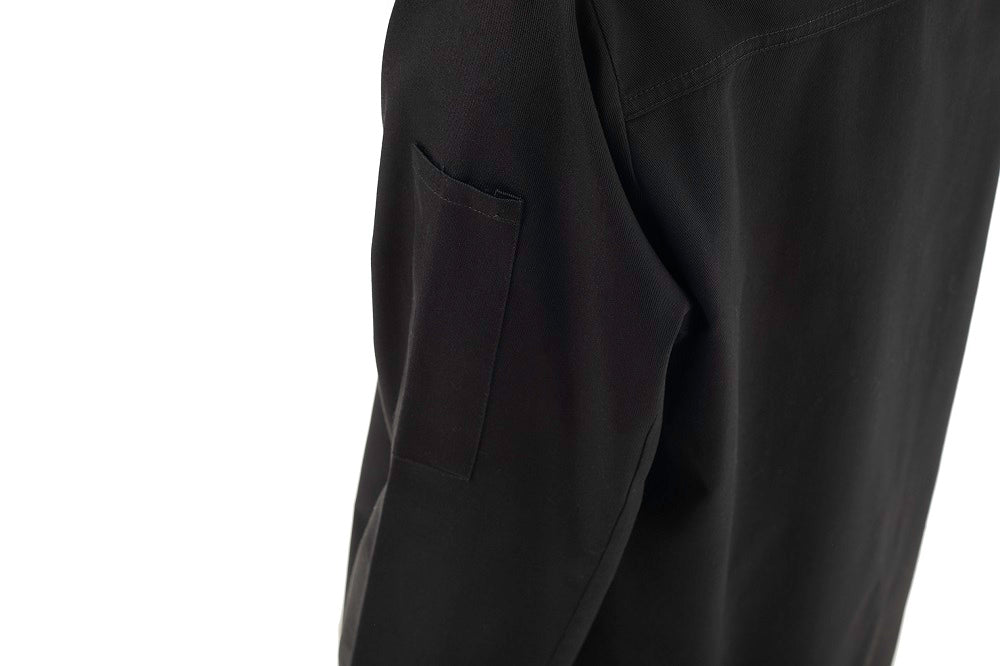 Personalised black chefs cooks jacket 
