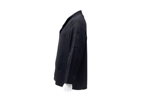 Personalised black chefs cooks jacket 