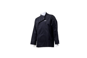 Personalised black chefs cooks jacket 