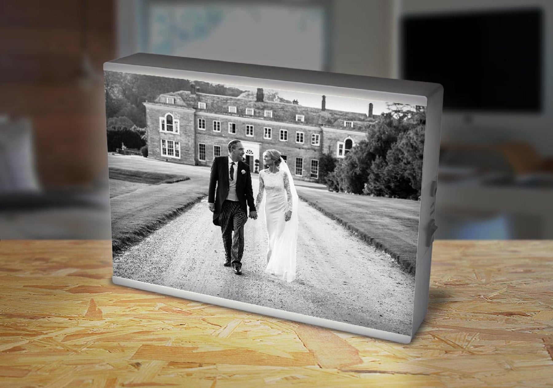 Personalised light box gift