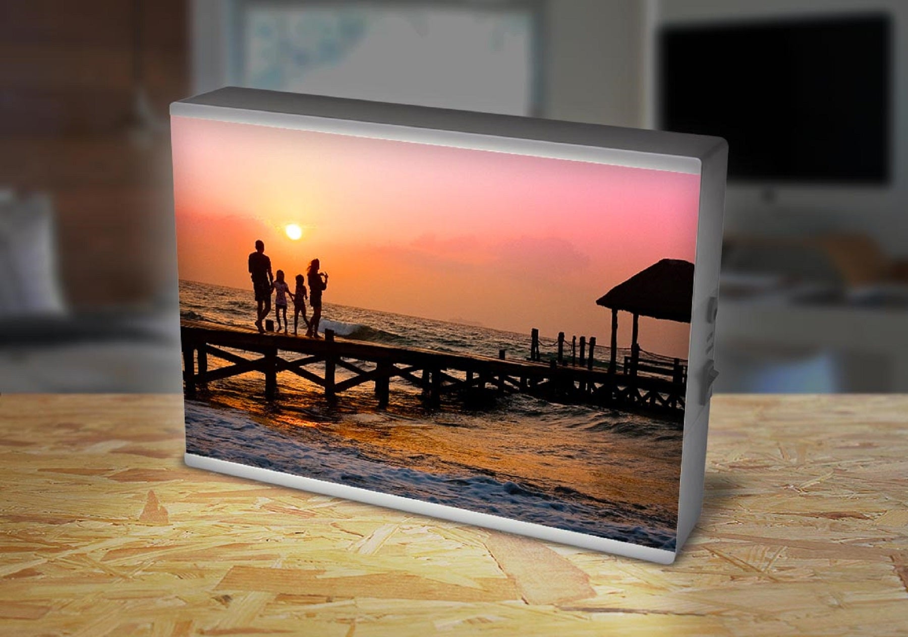 Personalised light box gift