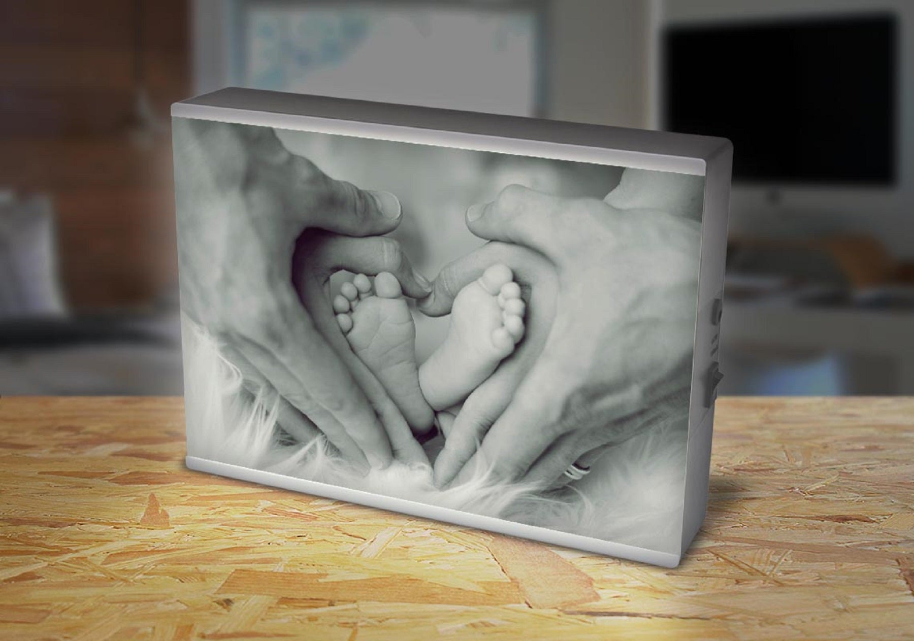 Personalised light box gift